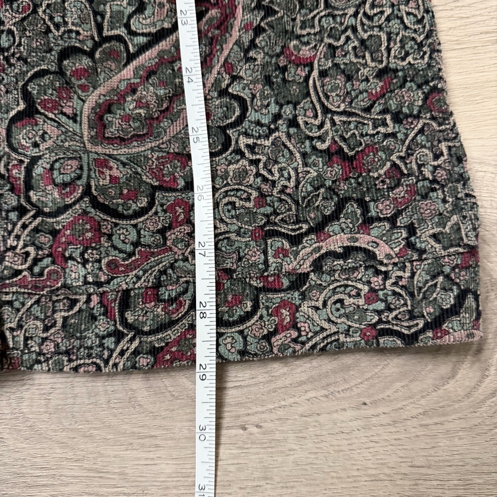 Paisley Patterned Open Front Blazer - image 5